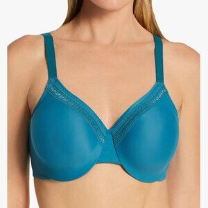 Wacoal Perfect Primer Full Coverage Underwire Bra 36G Teal Blue